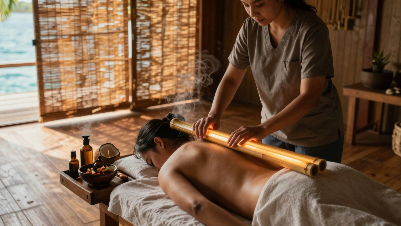 Eleva tu régimen de bienestar con el masaje de bambú criollo